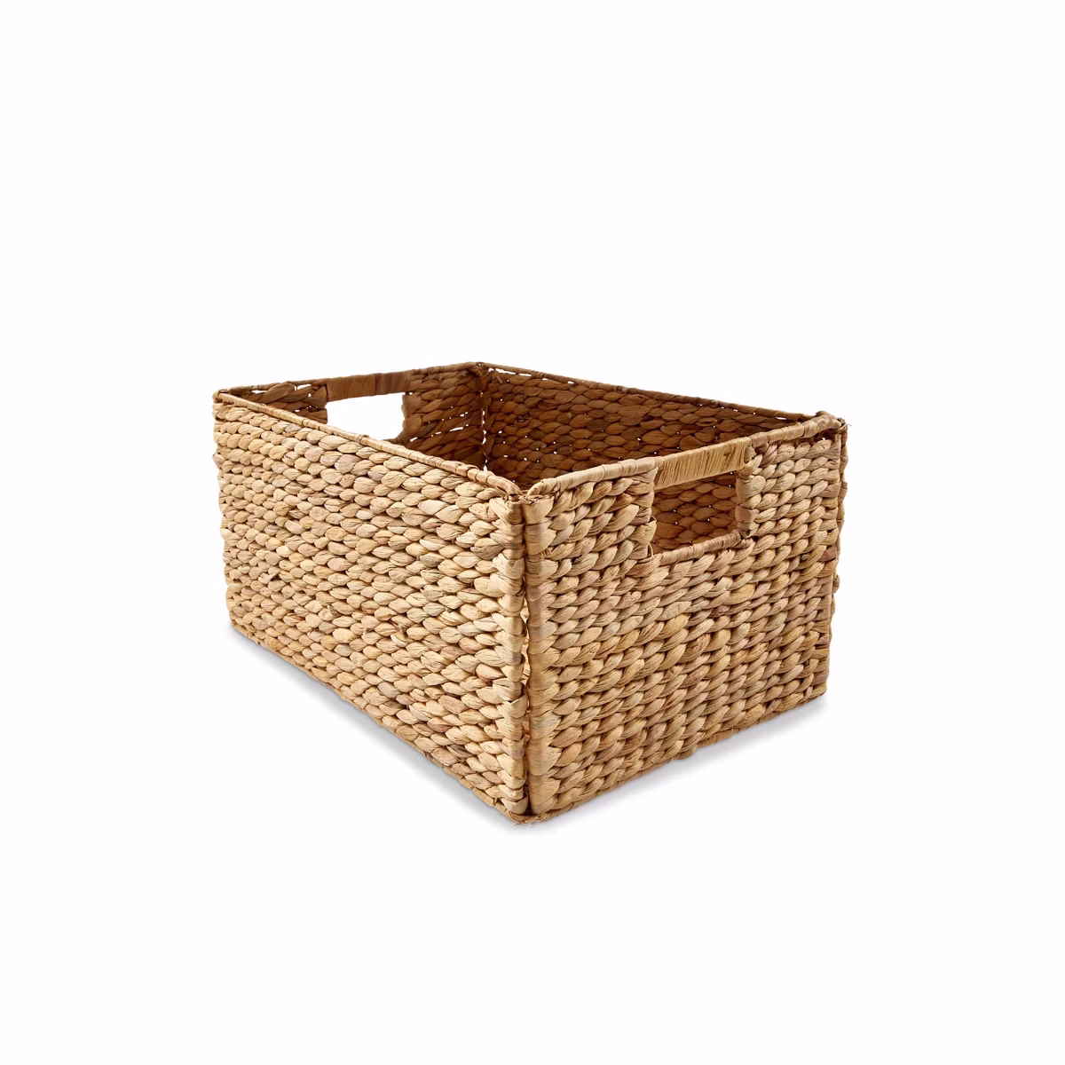 BASKET / PLANTER, Rattan, Natural + White, D50cm