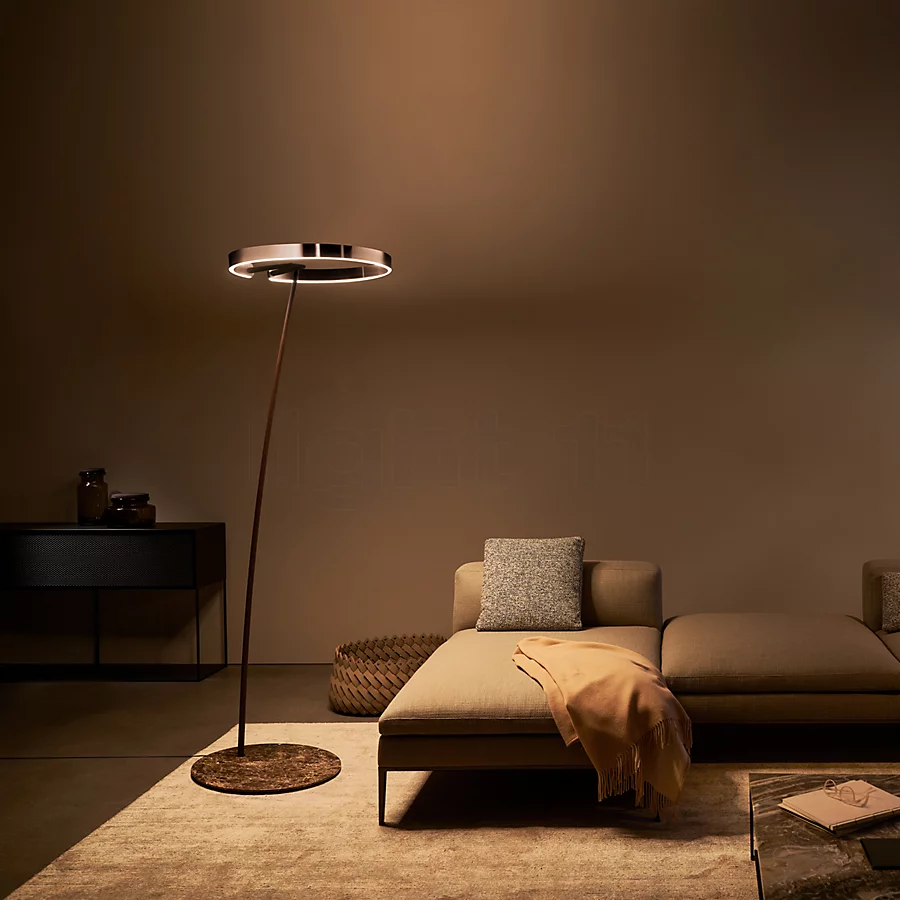 TABLE LAMP, Copper/Marble, H50cm